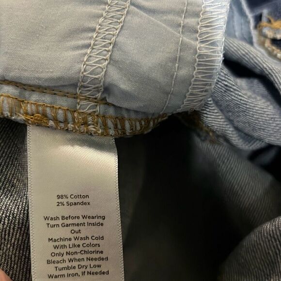 Talbots Simply Flattering 5-Pocket Skinny Denim Jeans Released Hem Sz 14 Curvy - Picture 8 of 8